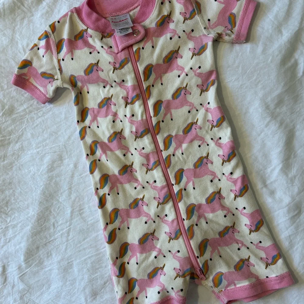 Hanna Andersson Kids short sleeve bodysuit Bundle 12-18months - Picture 10 of 16